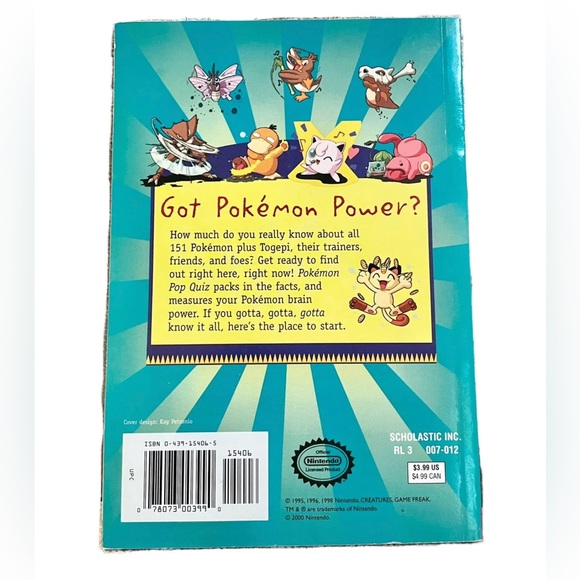 The Official Pokemon Handbook by Maria S. Barbo - Picture 9 of 9